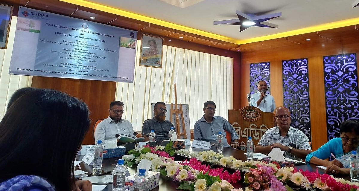 Final Dissemination Event of the Certificate Program on 'Climate Change ...