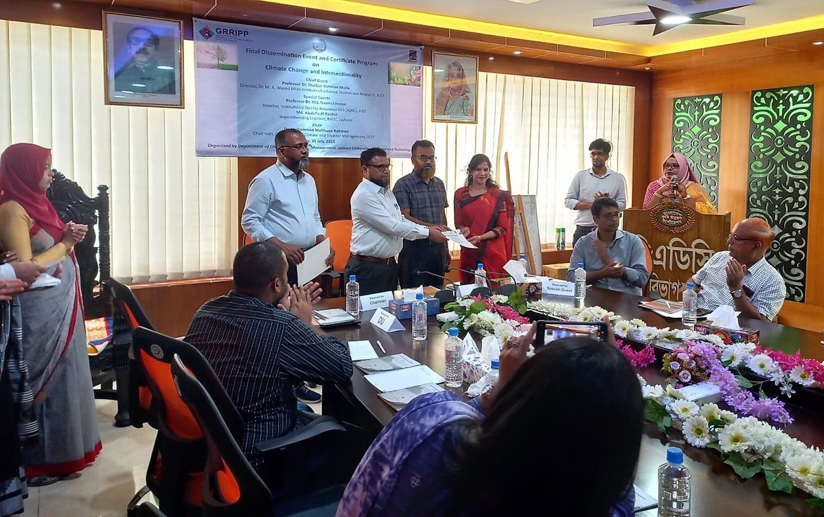 Final Dissemination Event of the Certificate Program on 'Climate Change ...